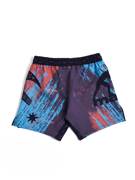 MANTO livings FIGHT SHORTS-red